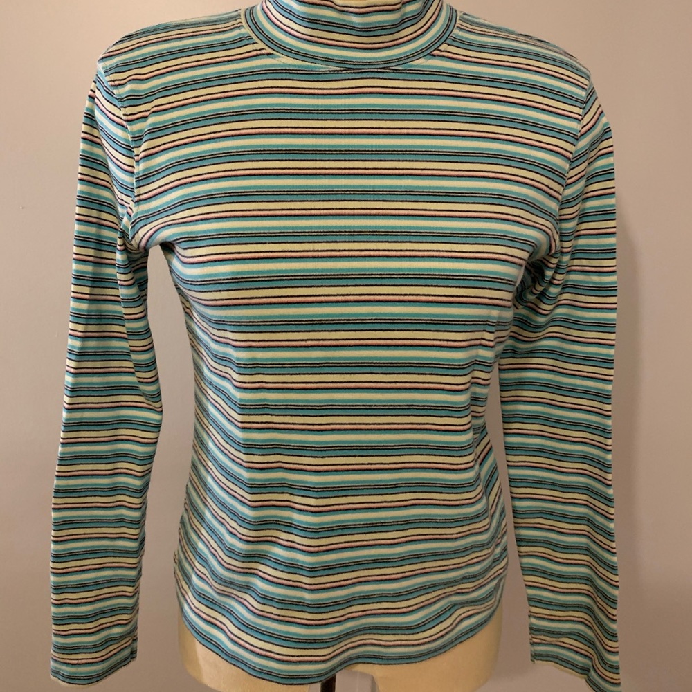 Striped Retro vibes Denver & Hayes Turtleneck